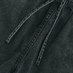 Y&F Kids by Westside Charcoal High-Rise Denim Shorts image 5