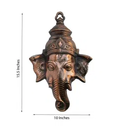 eCraftIndia Metal Wall Hanging of Lord Ganesha image 3