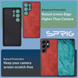 SPRIG Solid Printed Samsung Galaxy S25 Ultra Bumper Case Mobile Accessories image 5