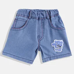 Eteenz Boys Snoopy Applique Denim Shorts-picture-27