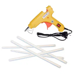 CRAFTYGUN 20 W Glue Gun with 5 Sticks ON OFF Switch & Indicator 7 mm Stick Diameter Yellow, SH_(YEELOO)MINI-20WWT-5-ST-picture-11