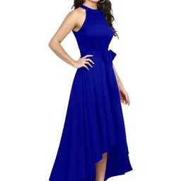 SZN Halter Neck Fit & Flare Midi Dress image 2
