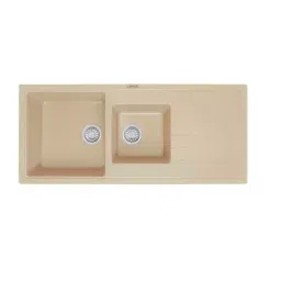 LIPKA Kitchen Sink with Drain Board 1146x493x230 mm Matte Finish Stainless Steel Double Bowl, QZDBD-18-SC-image-93