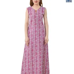 Piu Printed Maxi Nightdress-picture-34