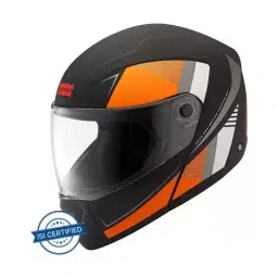 Studds NINJA ELITE SUPER D3 DECOR Matt Black 540 mm X Small Full Face Flip-Up Helmet, D3 MATT BLACK N10 image 2