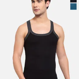 Sporto by Macho Men Pack Of 3 Pure Cotton Gym Vests-picture-11