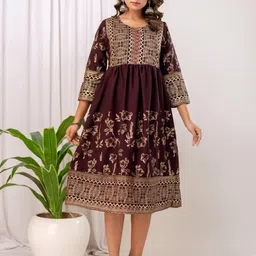 SUNEKH Women Floral Printed Screen Print Daily Anarkali Kurta-picture-44