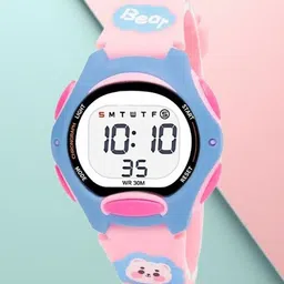 Otage Kids Dial & Straps Digital Multi Function Watch 8207LK Pink3 image 1