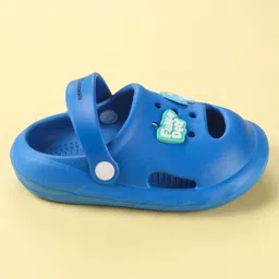 Cute Walk by Babyhug Slip on Clogs with Strap - Blue image 4