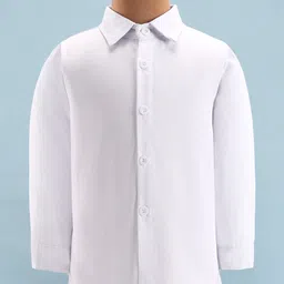 Kookie Kids Full Sleeves 4 Pieces Party Suit with Bow - Blue image 4