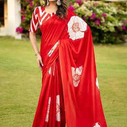 Anouk Rustic Floral Block Print Saree-picture-14