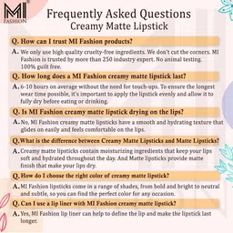 MI FASHION Set of Liquid Lipstick 3.5ml - 03 & Creamy Matte Lipstick 3.5g - 06 image 5