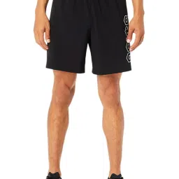 Asics Z Black Regular Fit Printed Sports Shorts image 1