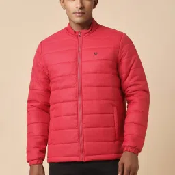Allen Solly Sport Red Regular Fit Quilted Jacket image 1