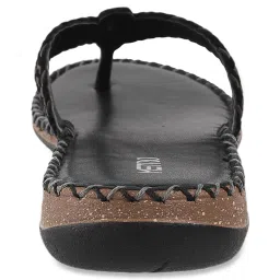 Metro Women's Black Thong Sandals image 5