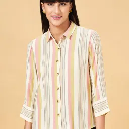 Honey by Pantaloons Multicolored Striped Shirt image 1