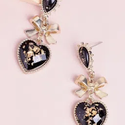 Sohi Gold Plated Designer Party Drop Earrings image 1