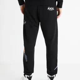 celio celio* Black Naruto Shippuden Printed Track Pants image 2