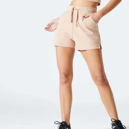 Domyos by Decathlon Beige Plain Shorts image 1