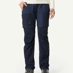 Forclaz by Decathlon Navy Blue Plain Trekking Pants image 1