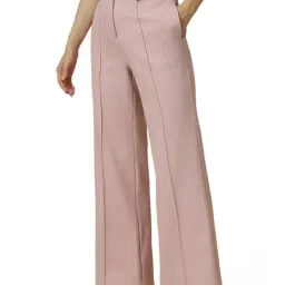 Allen Solly Pink Plain Trousers image 3