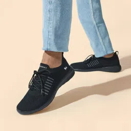 Neemans Men's Comfy Hustlers Black Casual Sneakers image 1
