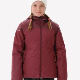 Quechua by Decathlon Kids Deep Chocolate Hiking Jacket image 1