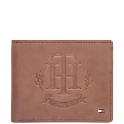 TOMMY HILFIGER Eddyville Navy Blue Casual Leather Bi-Fold Wallet for Men image 1