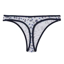 Clovia Grey Floral Print Panty image 2