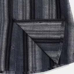 Cavio Boys Blue Cotton Striped Shirts image 5