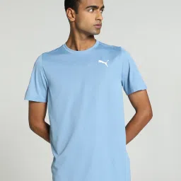 Puma Blue Regular Fit Sports T-Shirt image 1