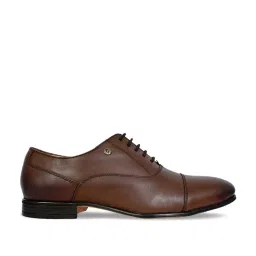 Allen Cooper Men's Brown Oxford Shoes image 1