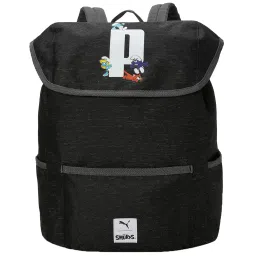 Puma The Smurfs Black Polyester Solid Backpack - 10 Ltrs image 1