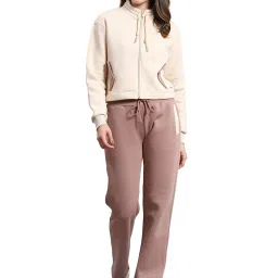 Monte Carlo Beige Cotton Blend Regular Fit Tracksuit image 1