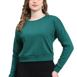 Monte Carlo Teal Graphic Print Sweatshirt image 1