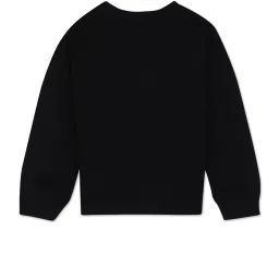 U.S. Polo Assn. Kids Black Printed Full Sleeves Sweatshirt image 2