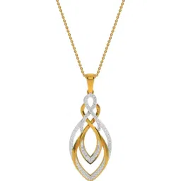Kisna Diamond & Gold Jewellery 18k 3D Basic Pendant-picture-35