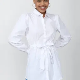 Forever 21 White Shirt-image-52