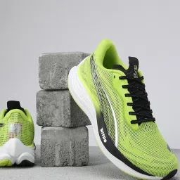 Puma Men's Velocity NITRO 3 Lime Running Shoes image 1