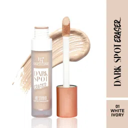 Half N Half Dark Spot Eraser HD Studio Liquid Concealer 01 White Ivory - 12 ml image 1