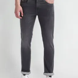 U.S. Polo Assn. Regallo Grey Skinny Fit Heavily Washed Jeans image 1