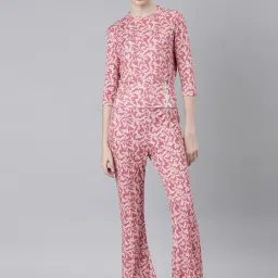 showoffff SHOWOFF Coral Printed Co-Ord Set image 1