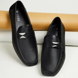 Code by Lifestyle Men's Black Casual Loafers image 1