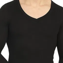 Bodycare Black Regular Fit Thermal Top image 4