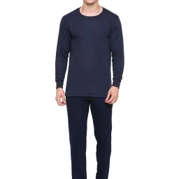 Bodycare Navy Melange Regular Fit Thermal Top image 5