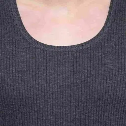 Bodycare Charcoal Melange Regular Fit Vest image 4