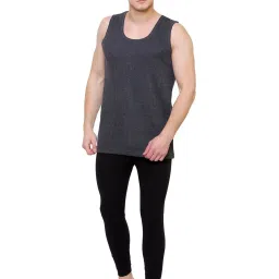 Bodycare Charcoal Melange Regular Fit Vest image 5