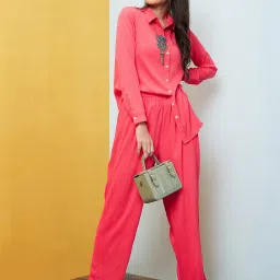 Globus Pink Maxi Co-Ord Set image 1