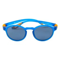 SeeSaw Black Round Unisex Sunglasses-picture-10