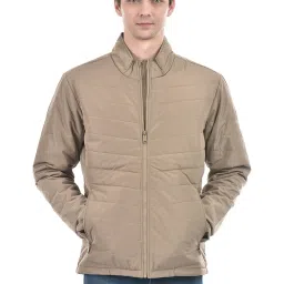 Numero Uno Beige Regular Fit Quilted Jacket image 1